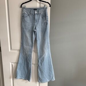 Express 70’s Flare Jeans, Size 2R